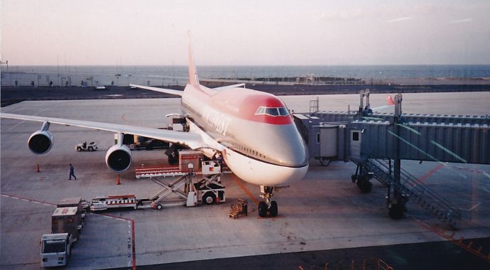 ノースウェスト航空のジャンボ機